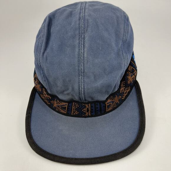 KAVU Organic Cotton Strap Cap Hat Navy Blue Size Small Blue, Perfect Fade - Picture 2 of 8